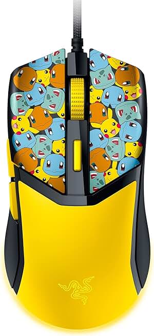 Razer Cobra Pokémon Edition - Wired Lightweight Gaming Mouse - 8500 dpi Sensor - 58g - 3th Gen Optical Mouse Switches - Chroma Lighting - Speedflex | Pokémon Kanto