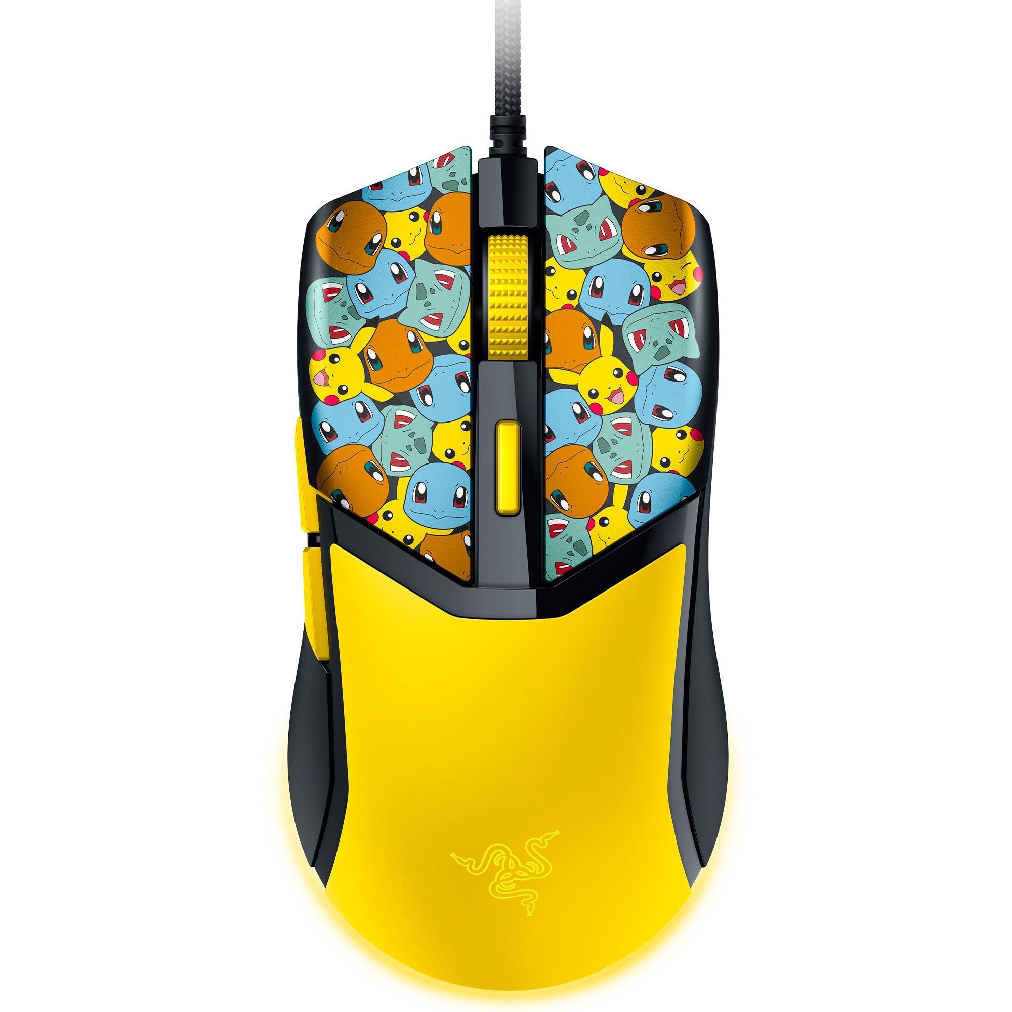 Razer Cobra Wired Gaming Mouse: 58g Lightweight - Gen-3 Optical Switches - Chroma RGB Lighting - Precise 8500 DPI Optical Sensor - 100% PTFE Mouse Feet - Speedflex Cable - Pokémon Edition