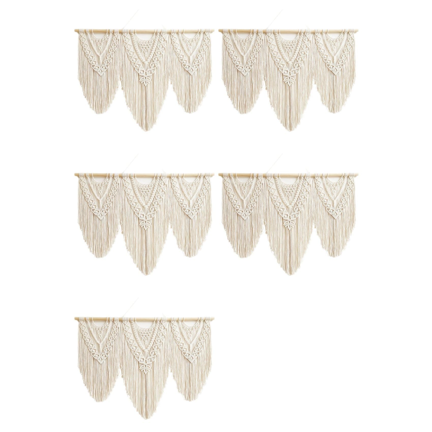 Tapestry home decor boho en corde de coton pour chambre bébé et salon chaleureux