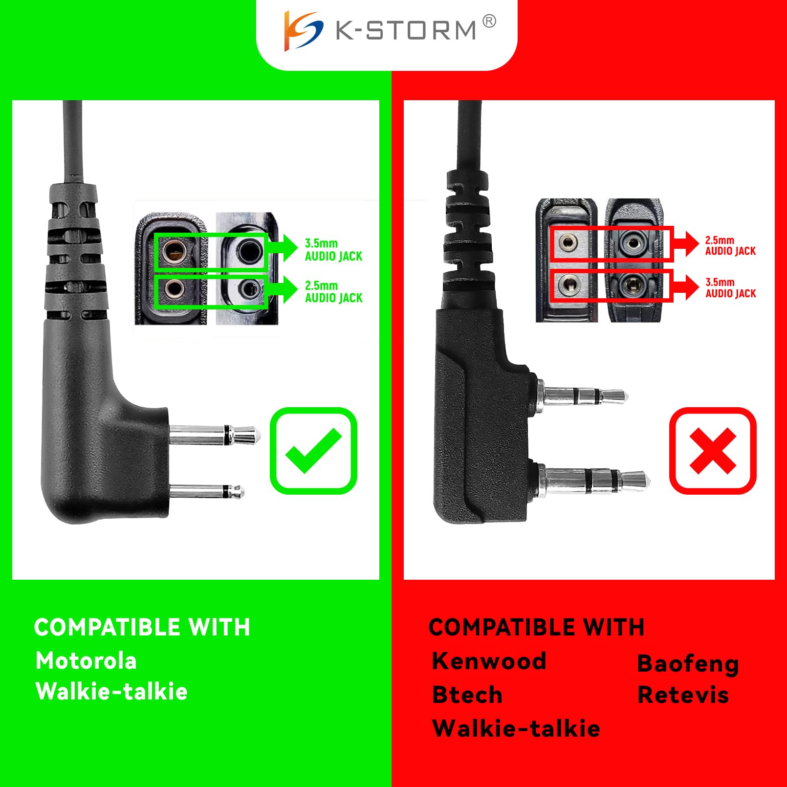 Covert Acoustic Tube Walkie Talkie Earpiece Surveillance Headset - Dettaglio