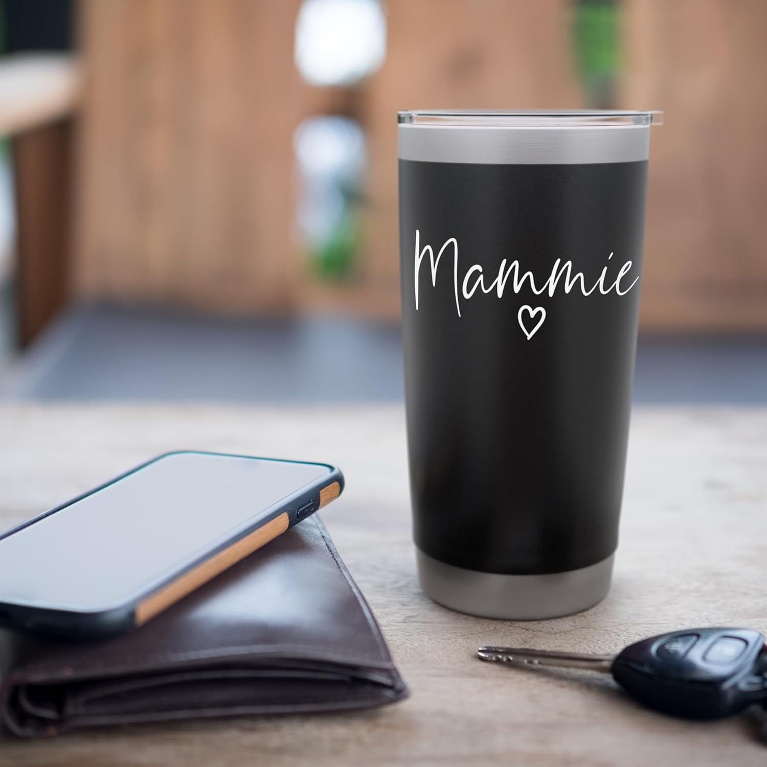 Mammie Gifts For Women Grandma Heart Mother's Day Mammie Stainless Steel Insulated Tumbler - Image 7