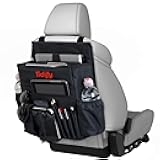 Back Seat Car Organizer with Dedicated Tablet and Laptop Storage Stabilizing Side Straps Soft Adjustable Shoulder Strap and Hardened Buckles Your Office Away from Office