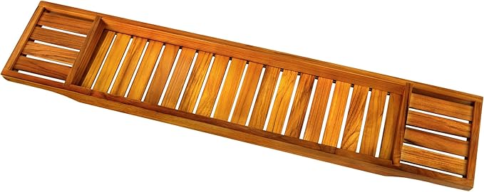 Wooden Bath Caddy Tray for Bathtub 30" x 6"