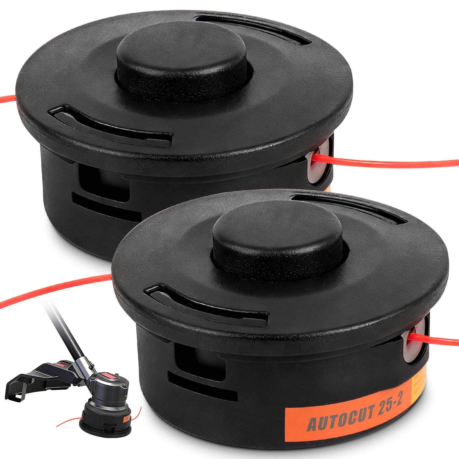 Mineup Cabezal Desbrozadora para STIHL AutoCut 25-2, Reemplazo del Cabezal de Corte, Cabezal de Desbrozadora para S-tihl FS55 FS85 FS56 FS70 FS80 FS90 FS100 FS130 FS240 FS250