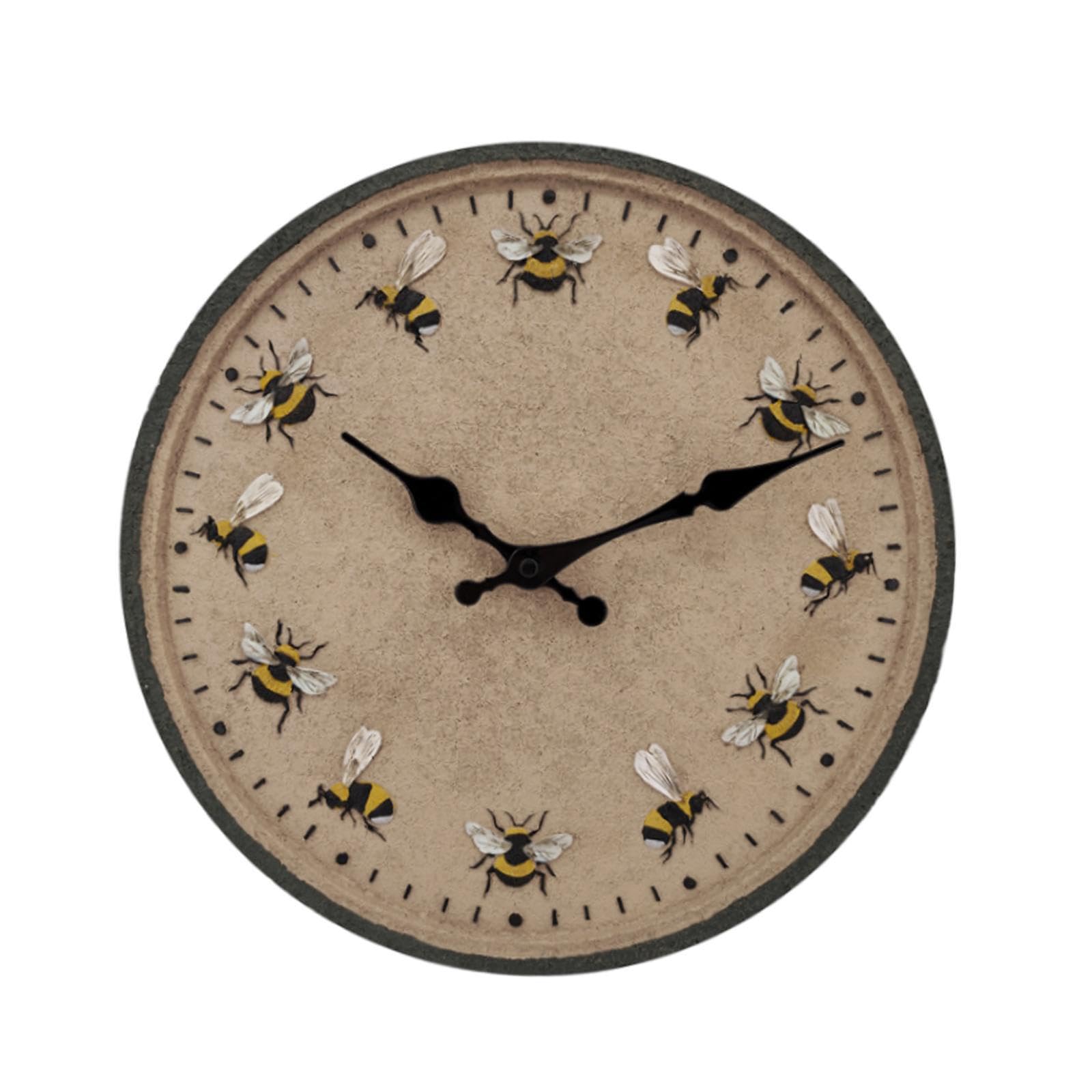 Orologio da Parete in Resina Impermeabile, Leggero, di qualità, con Decorazioni a Forma di Ape, Diametro 30 cm, per casa e Ufficio