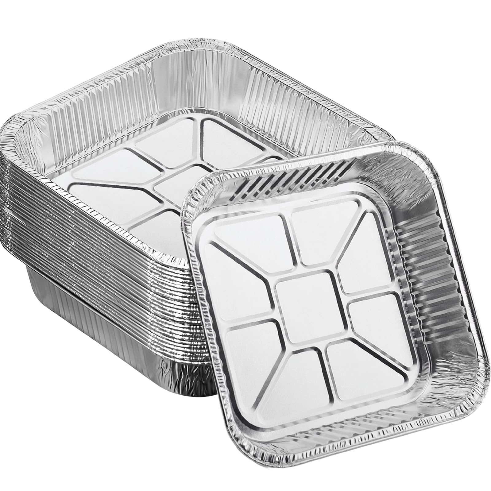 Plaques de cuisson en aluminium robustes de 4 cm de profondeur pour rôtir sans déformation