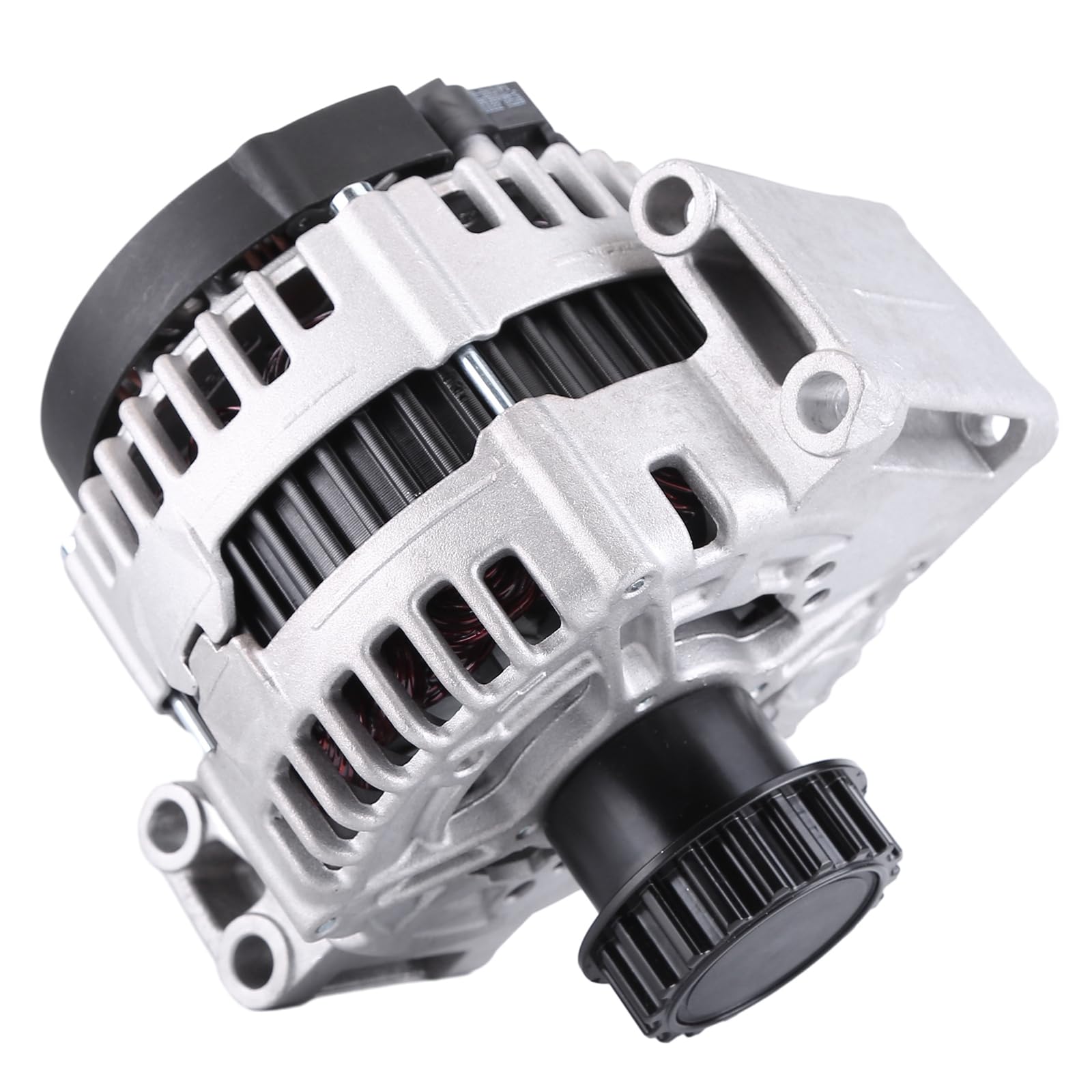 CarXpoty Alternator Fit for 11-16 for Volvo S60 07-15 for Volvo S80 10-16 for Volvo XC60 08-15 for Volvo XC70 07-14 for Volvo XC90 12V 180A Decoupler