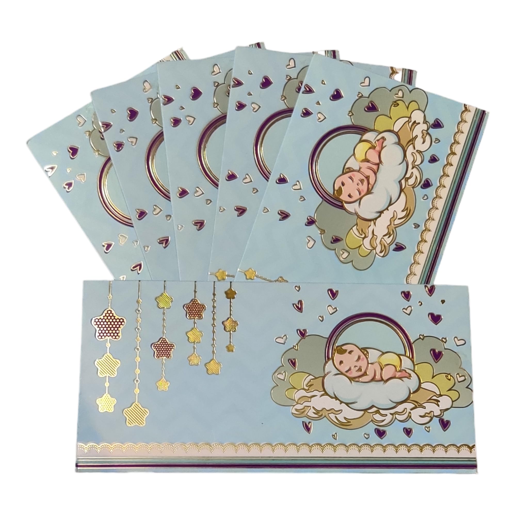 Jhintemetic Colorful Designer Shagun Lifafa Envelopes for Gifting Money on Weddings, Baby Showers, Birthdays, Festivals, Housewarming, and Special Occasions Pack of 20-image-46