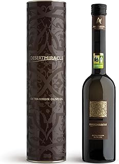 Desert Miracle Organic Olive Oil Extra Virgin, Gourmet Gift Box, 17 fl oz | Moroccan EVOO, Giftable First Cold Pressed Olive Oil Extra Virgin, Smooth & Polyphenol-Rich, Trusted By Award-Winning Chefs
