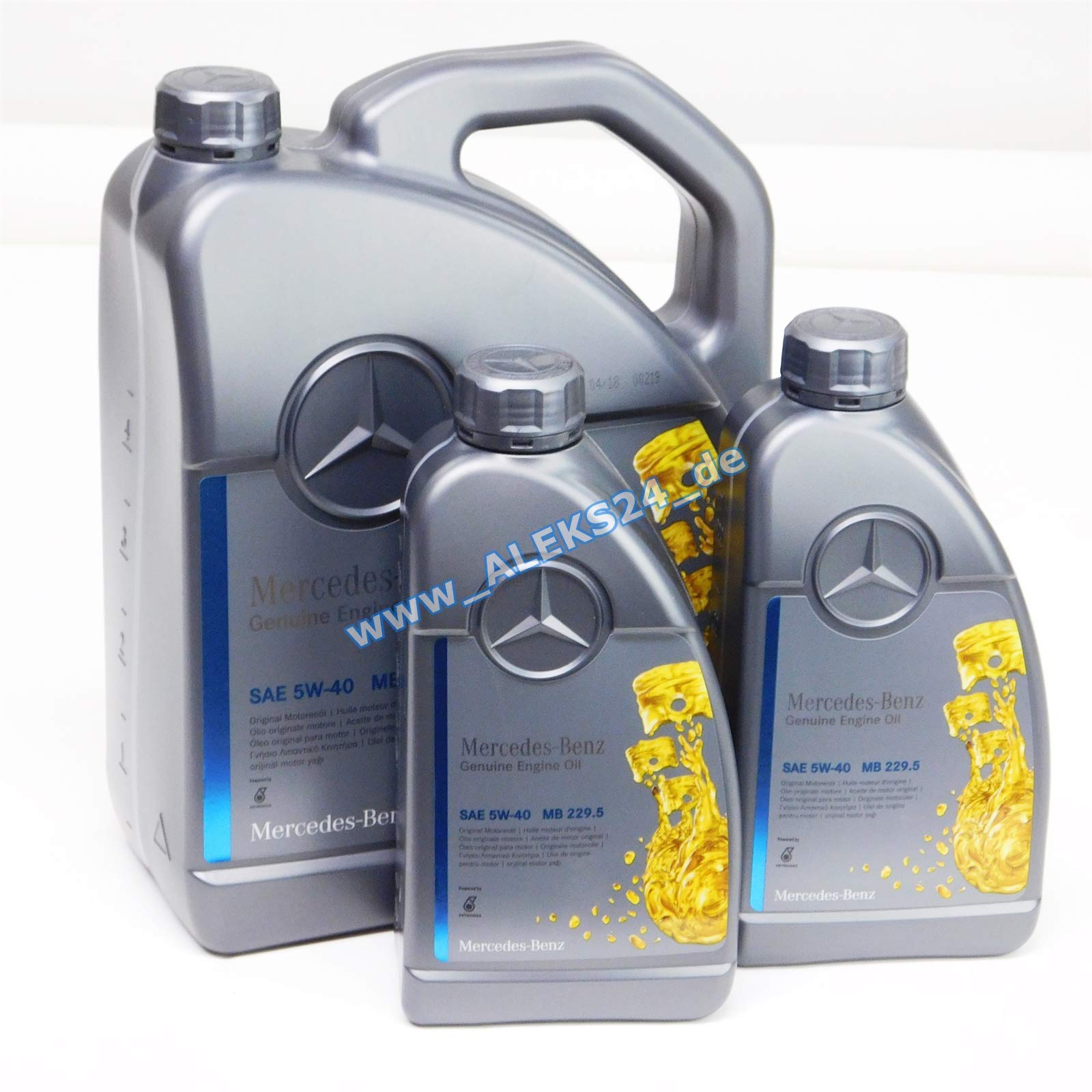 Mercedes Original-Motoröl Benz 229.5, 5W40 7 Liter