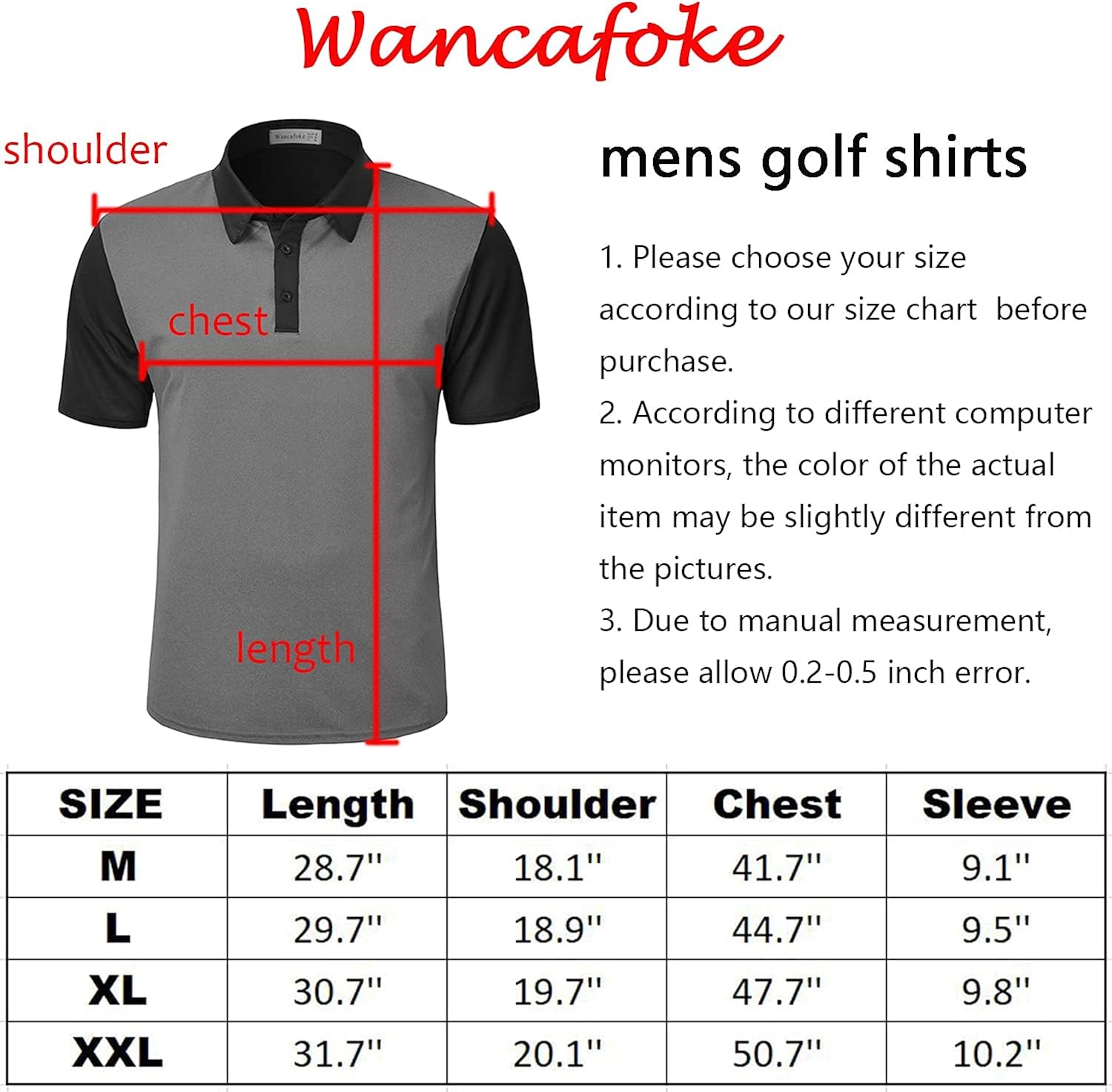 Different golf shirts Clearance