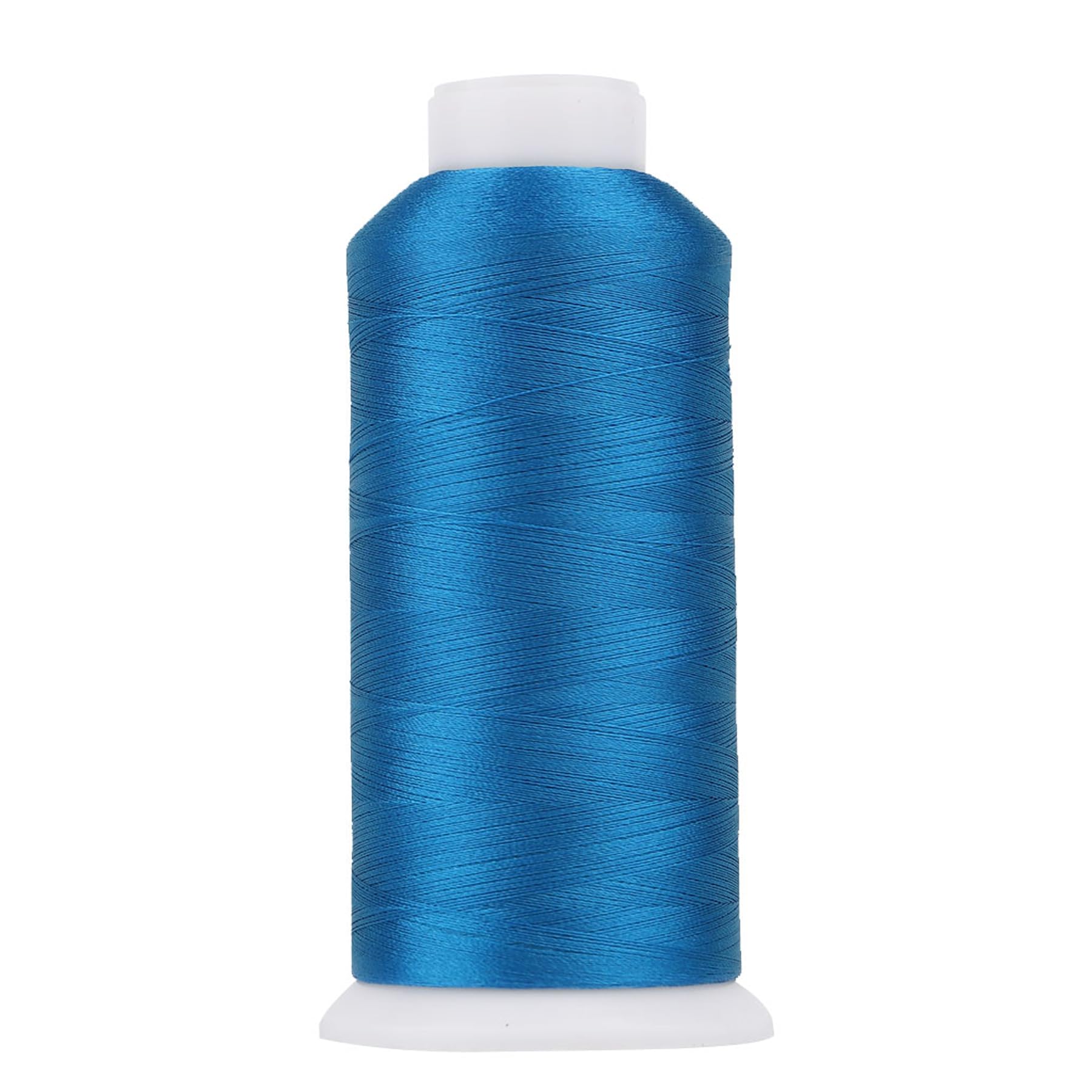 High Tenacity Polyester Embroidery Machine Thread 40WT(120D/2) 4000M Per Spool for Commercial and Domestic Embroidery Machine (Calypso Blue-1797)