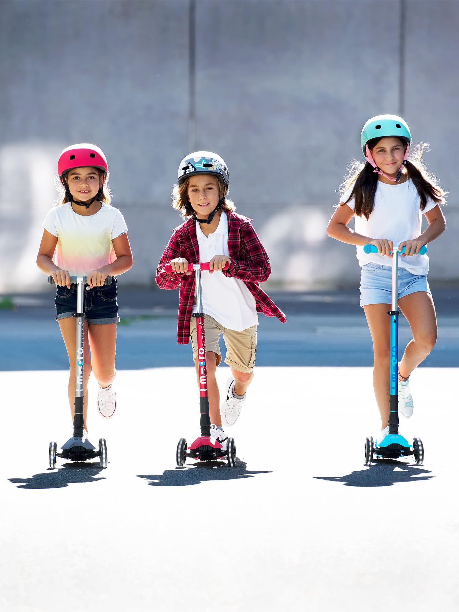 Micro Mobility Maxi Deluxe Volcano LED PLEGABLE