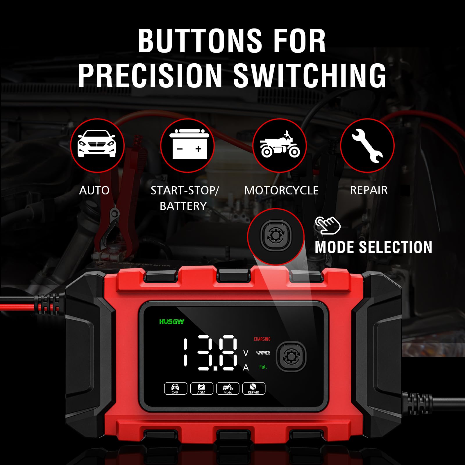 Caricabatteria Auto 6A 12V/24V | Ricarica Rapida | Manutentore Batterie | LCD | Multi Protezione - Foto 6