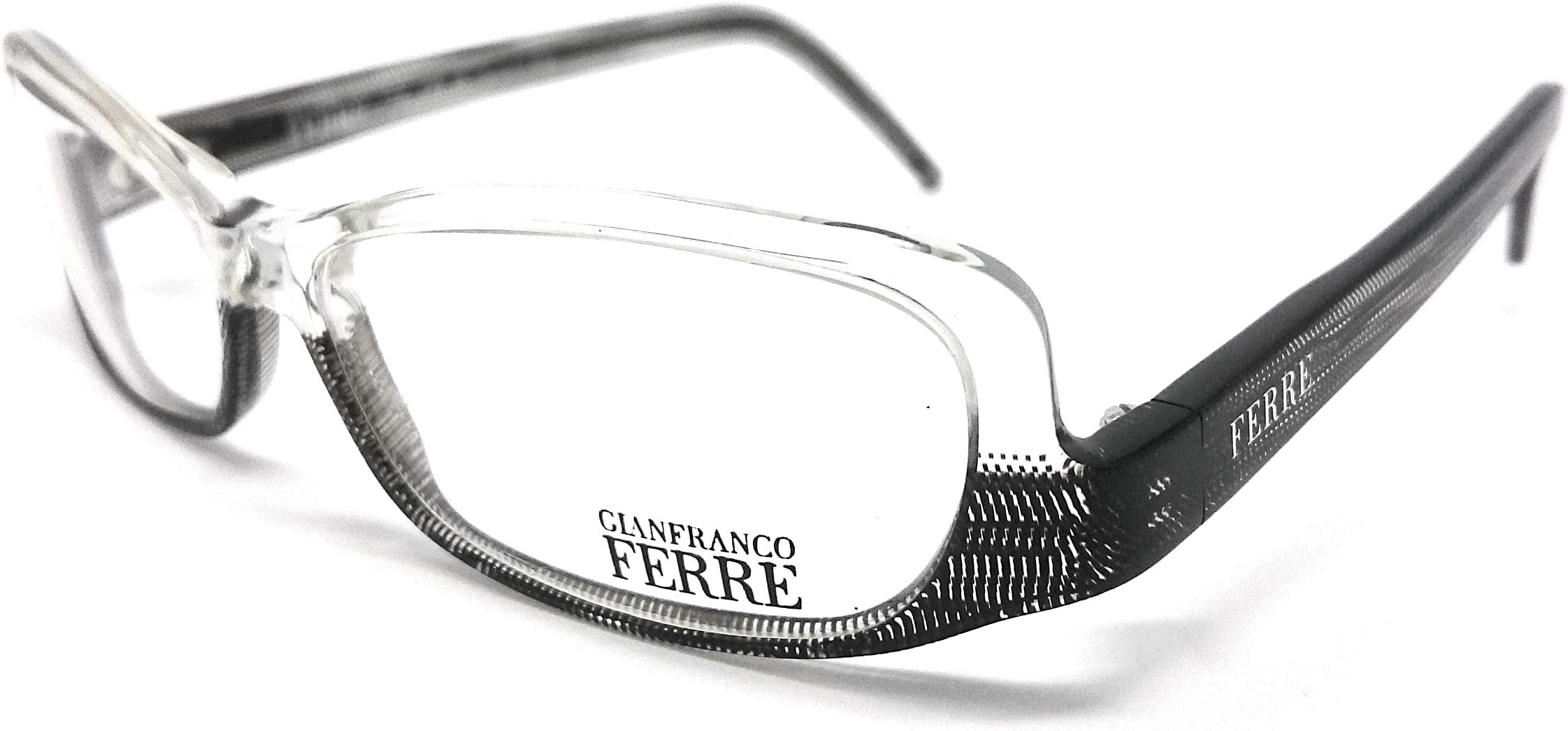 GIANFRANCO FERRE' GF 101 BLACK AND TRANSPARENT 01