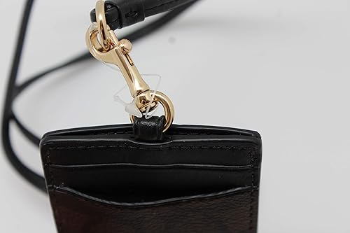 Miniatura 2 de COACH Signature - Cordón identificador de PVC, Marrón/Negro talla única