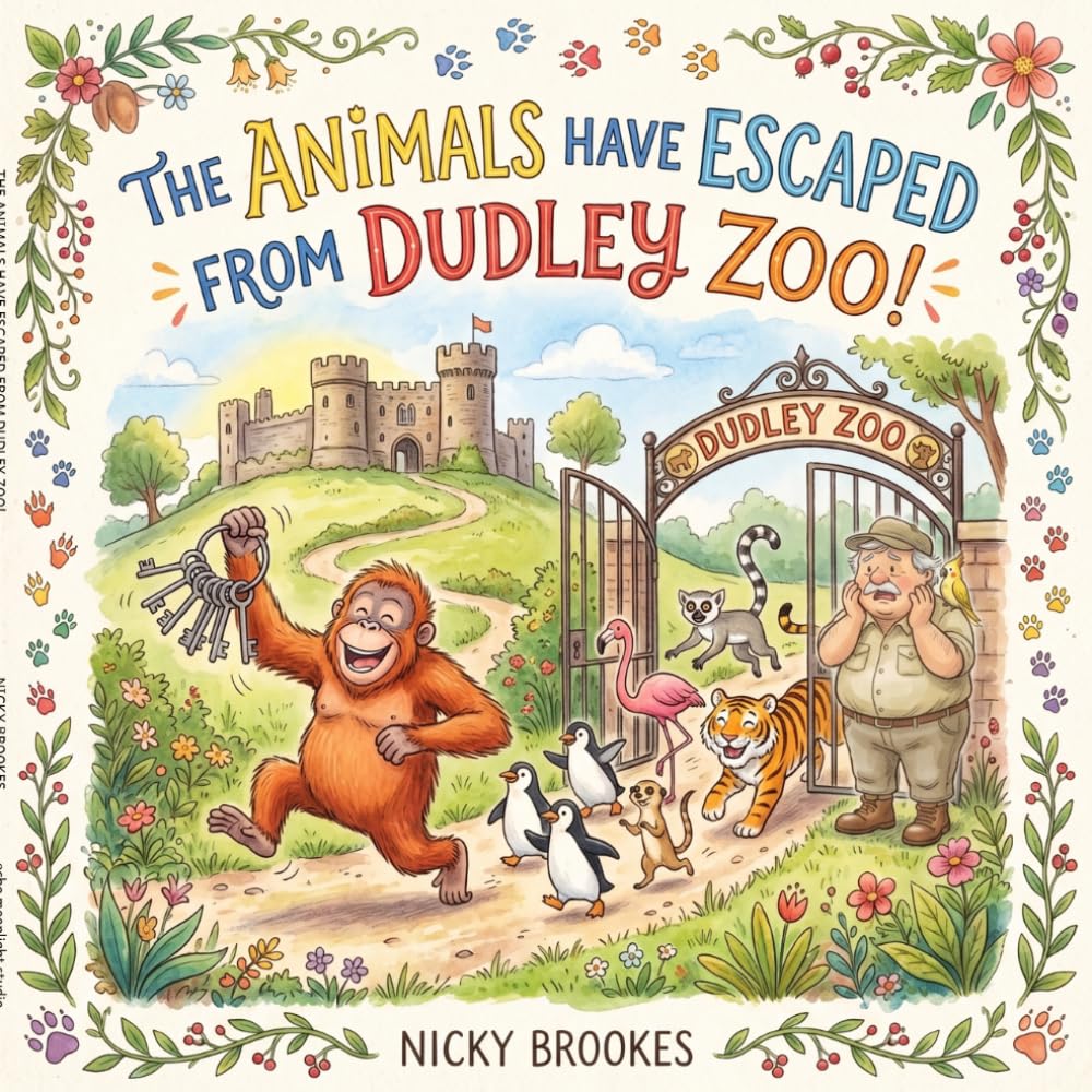 The Animals Have Escaped From Dudley Zoo: A Fun Rhyming Adventure in the Black Country featuring Stourbridge, Tipton, Netherton.