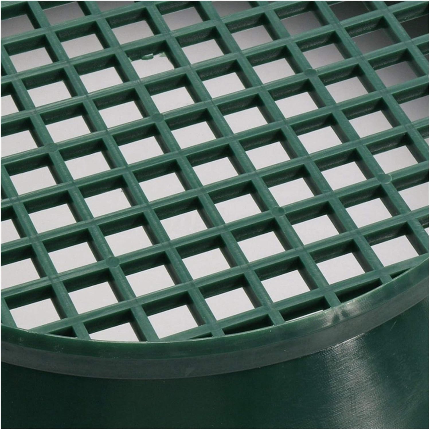 1Pc Green Gold Pan Sifting Classifier Mesh Screen Mining Sifter Metal Detecting Tool Panning Classifier 34x34x10Cm