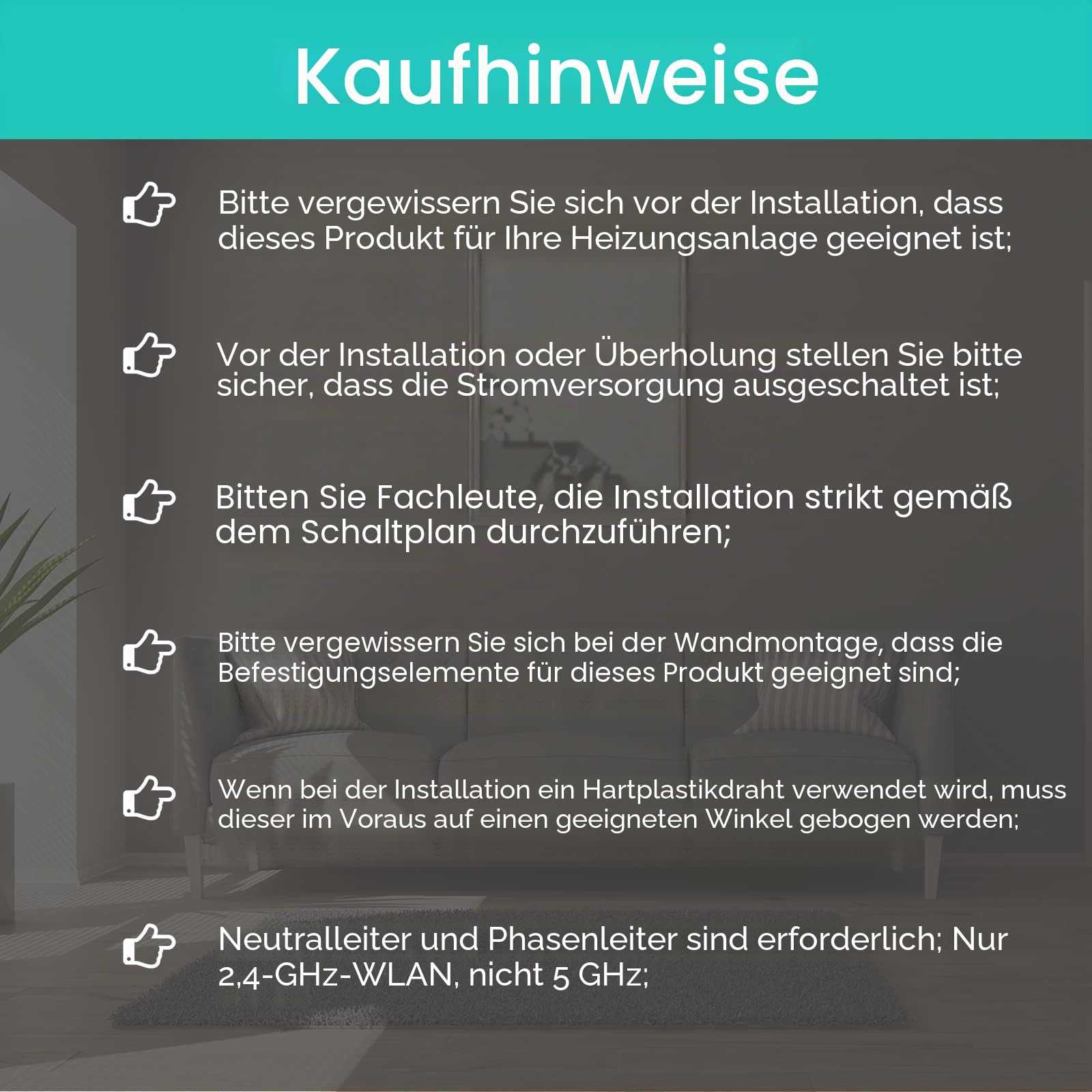 BSEED Smart ZigBee Alexa Thermostat, Elektrische Fußbodenheizung Thermostat, Programmierbare für 16A Elektroheizung, Kompatibel mit Alexa und Google Home Weiß(Tuya Hub benötigt)
