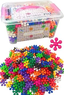(SHOP SHIMATARO) フラワーブロック 300個入りセット 作り方説明書 専用ケース付き