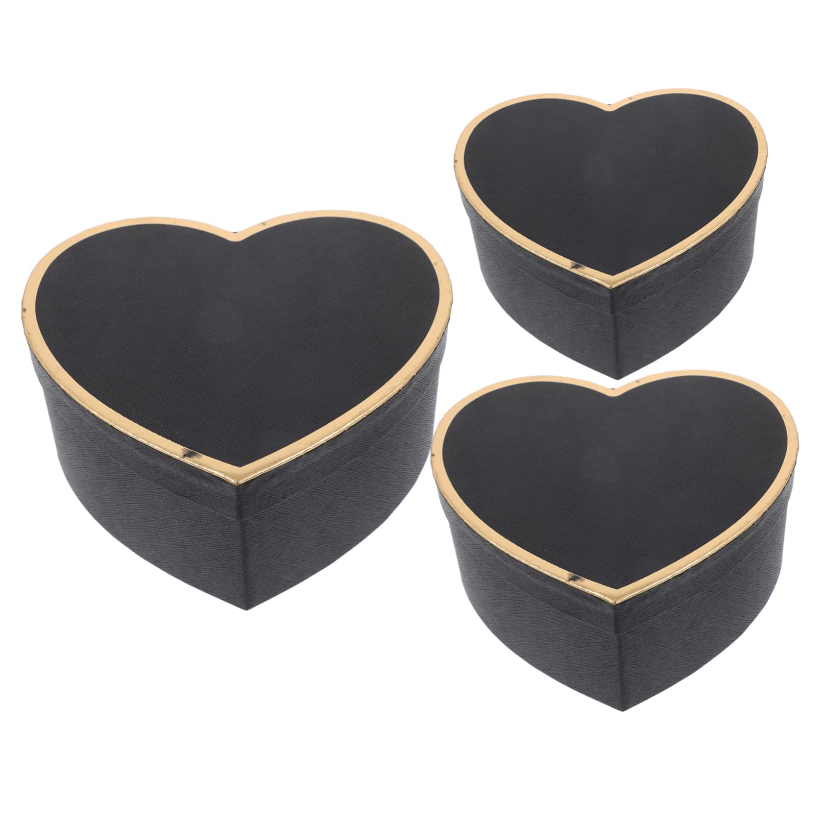 CALLARON 9stücke Teiliges Herzförmiges Geschenkset Für Valentinstag Schachtel Für Hochzeiten Und Feiern Verpacken Von Süßigkeiten Und Lippenstiften Schwarze Verpackung