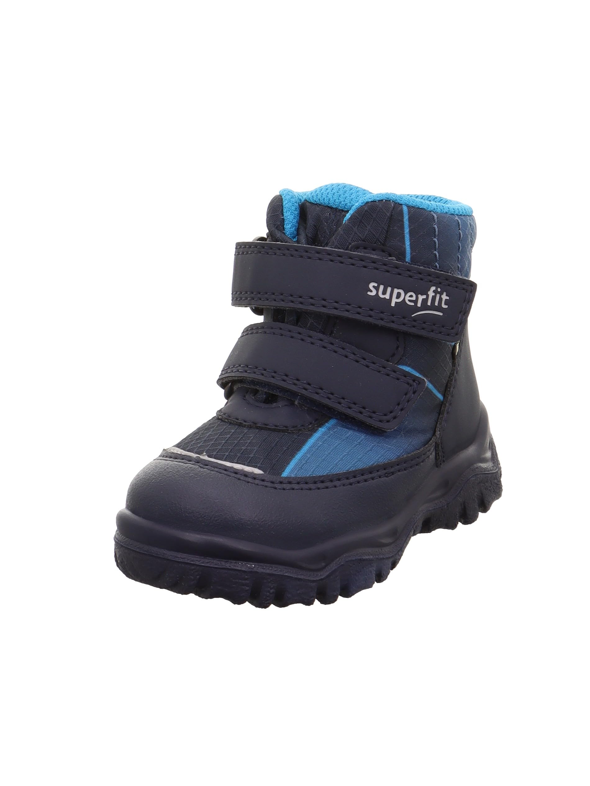 Superfit Jungen Baby Jungen Husky+ Baby Jungen Warm Gefütterte Gore-tex Blau/Türkis 8000Schneestiefel