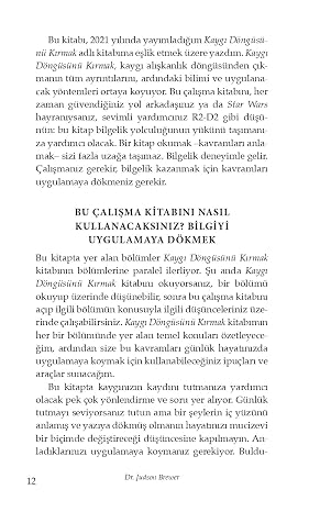Kaygı Döngüsünü Kırmak Çalışma Kitabı: Zihni İyileştirmek İçin Pratik Egzersizler