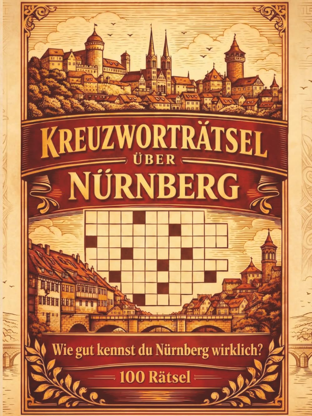 Kreuzworträtsel über Nürnberg: Kreuzworträtsel für Erwachsene (Großformat) über Nürnberg in Mittelfranken – 100 hochwertige Rätsel für Einheimische ... (Kreuzworträtsel - Fränkische Städte)