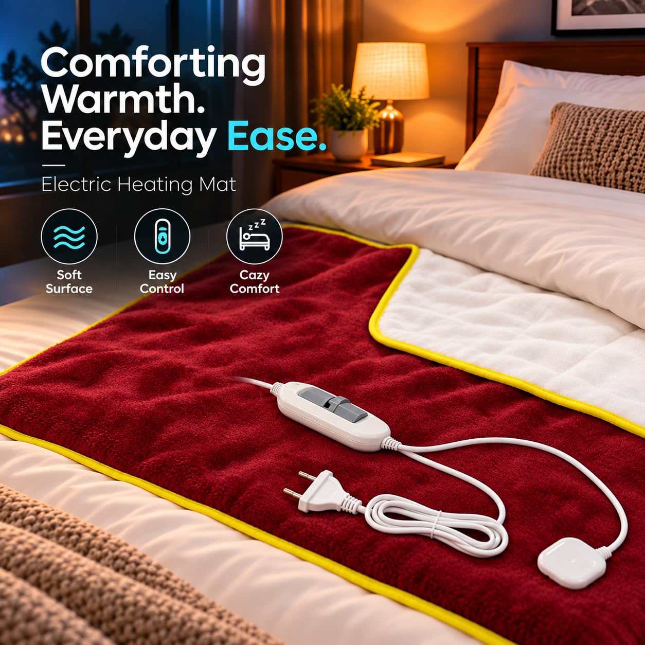 Ultra Soft Electric Blanket - Single Bed -2