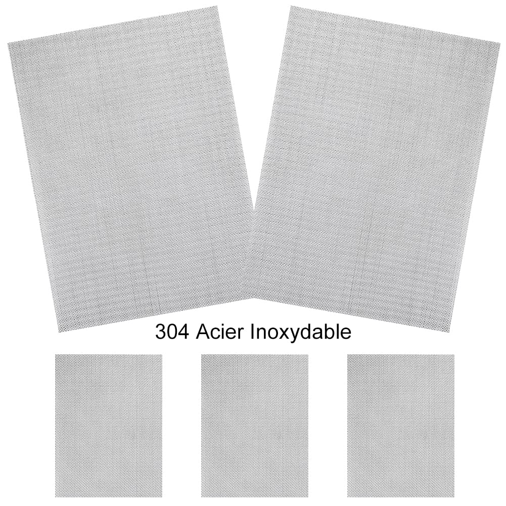 Rete Metallica Intrecciata In Acciaio Inox 304, Griglia Di