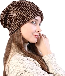 OIUHJN Aviator Hat Boys Winter Classic Warm Winter Knitted Hat Lined Hat Mesh Bobble Hat Boys