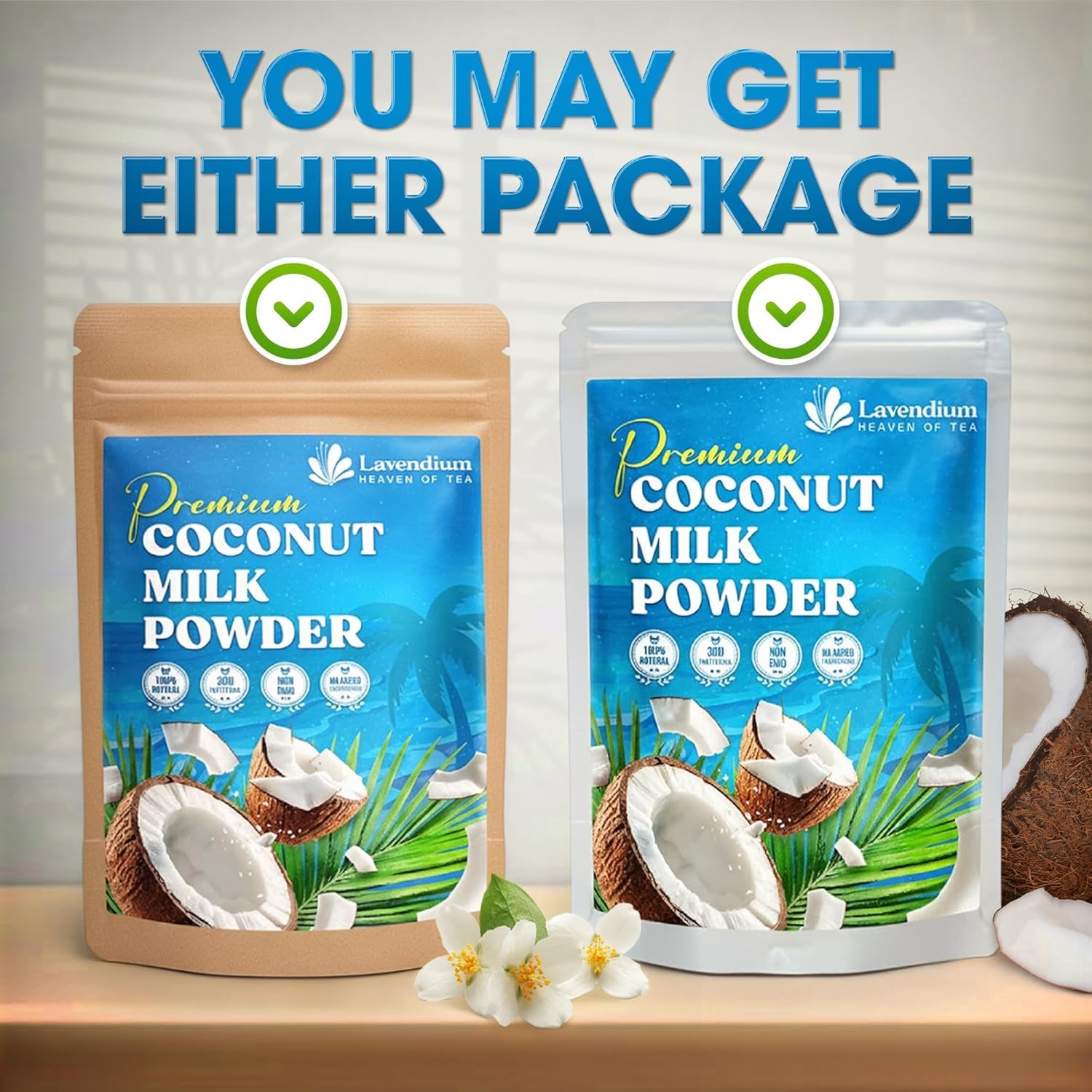 Amazon.com : Lavendium 20oz (1.25 lbs) Coconut Milk Powder, 100
