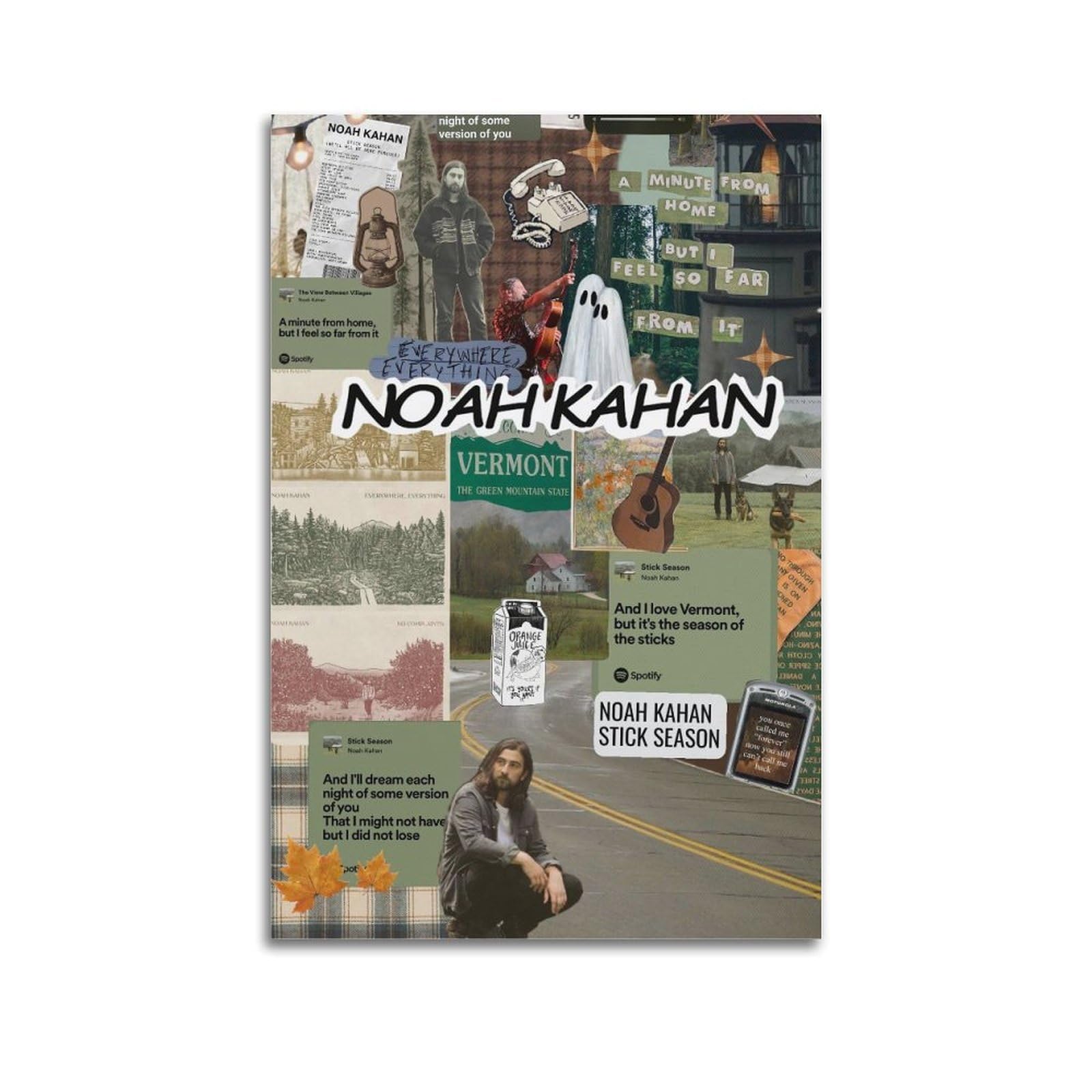 FDRPMHC Noah Poster Kahan Music Canvas Wall Art Decor Living Room Modern Family Bedroom 12x18inch(30x45cm) Unframe-style