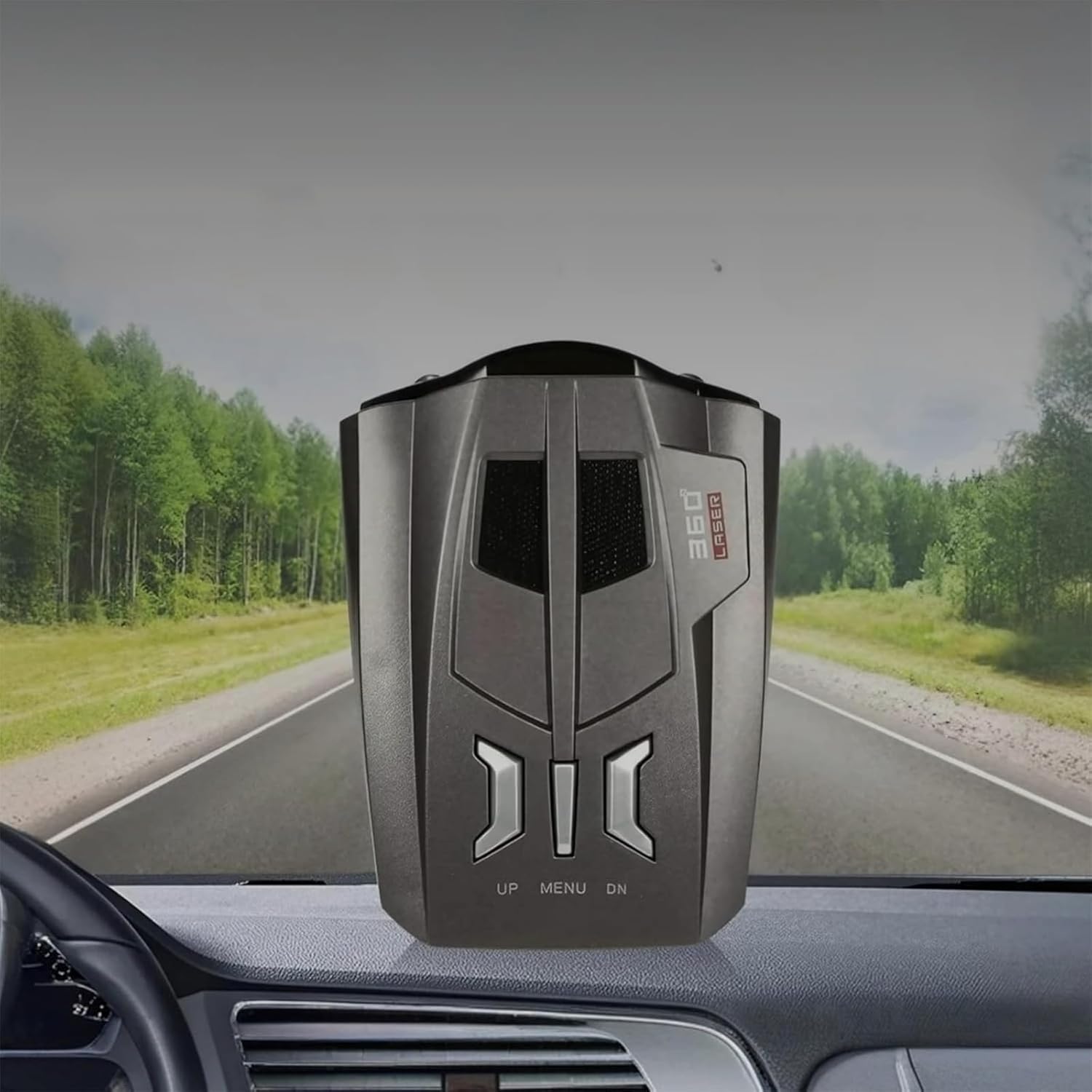 Radar Detectors for Cars, Vehicle Speed Detector Device, 2 Smart Mode Switching & Remote Warning Vehicle Detection, 360 Degree Detection & 200-800m Distance, Compact Design for All Cars