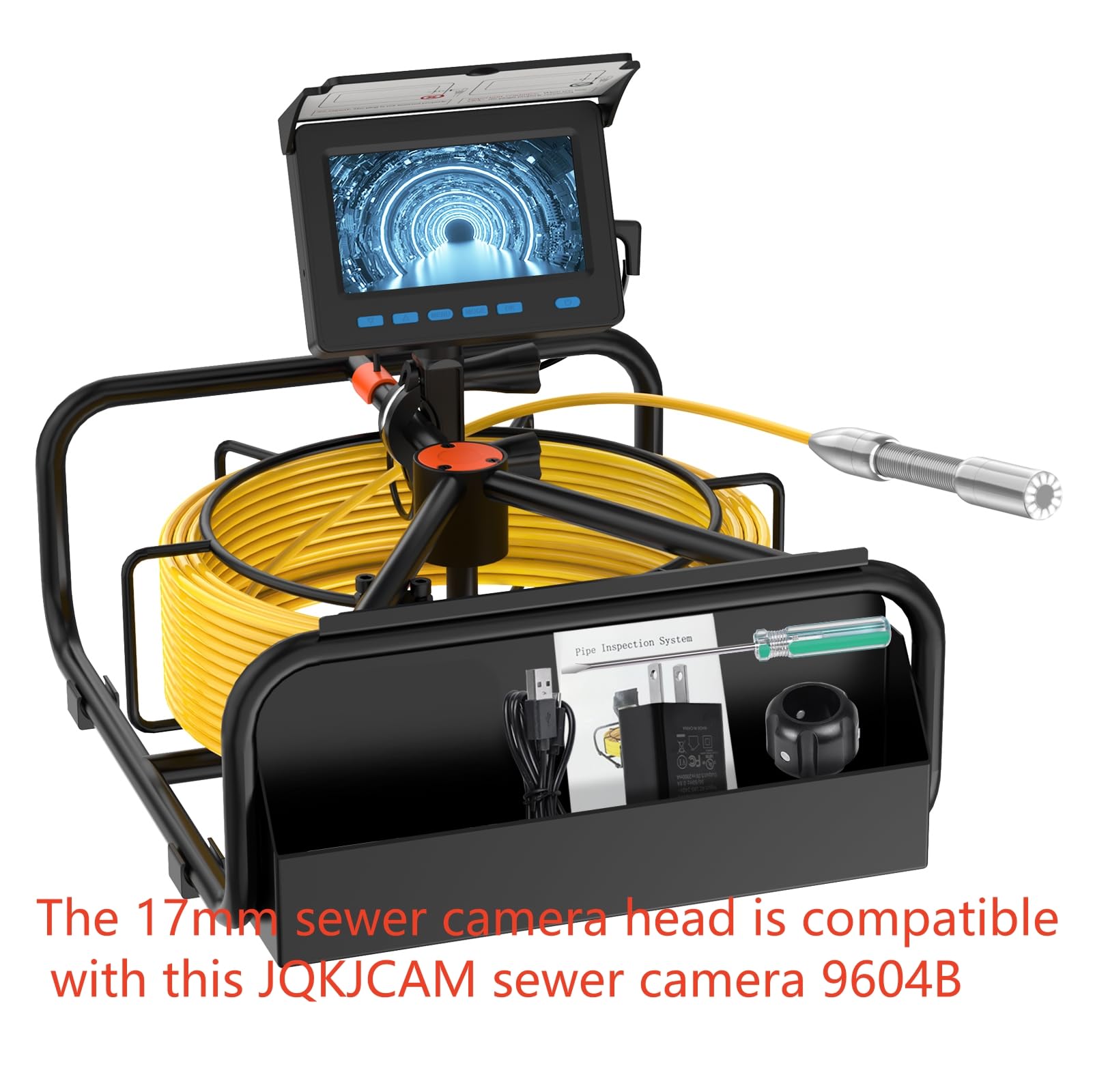 17MM Pipe Sewer Camera Head with Protective Cover