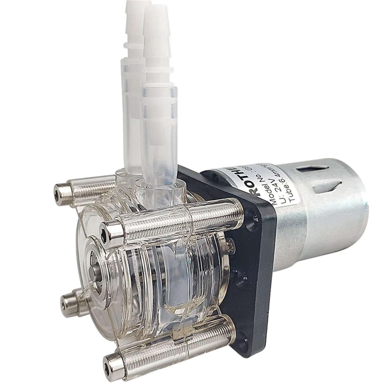 Pompe doseuse péristaltique 1 pièce 12V/24v, débit élevé for laboratoire d'analyse d'aquarium