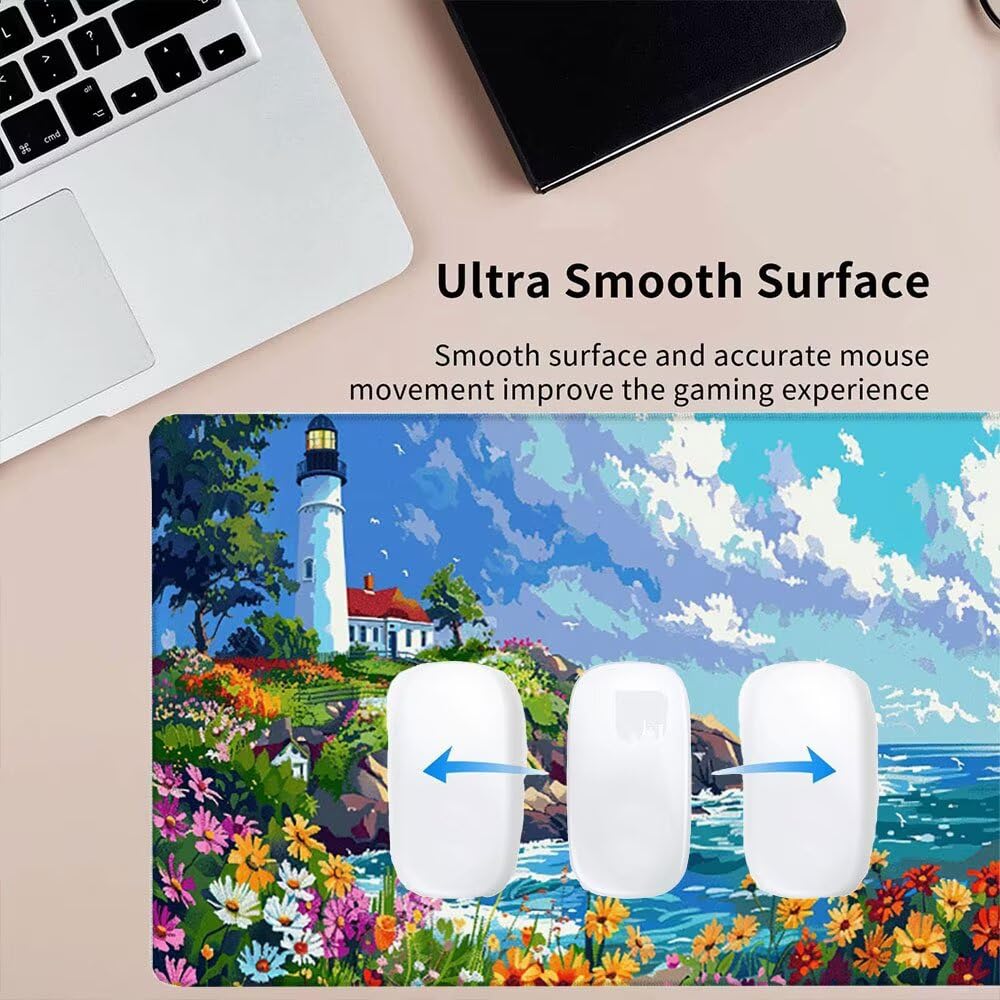 Podkładka pod mysz XXL Podkładka pod mysz na biurko 1800x900 mm poprawia precyzję i szybkość dzięki antypoślizgowej gumowej podstawie i wytrzymałym szytym krawędziom (wieża z lameli) xR8-215