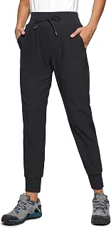 CRZ YOGA Women's Lightweight Hiking Joggers 27.5in - Quick Dry Ripstop Pants