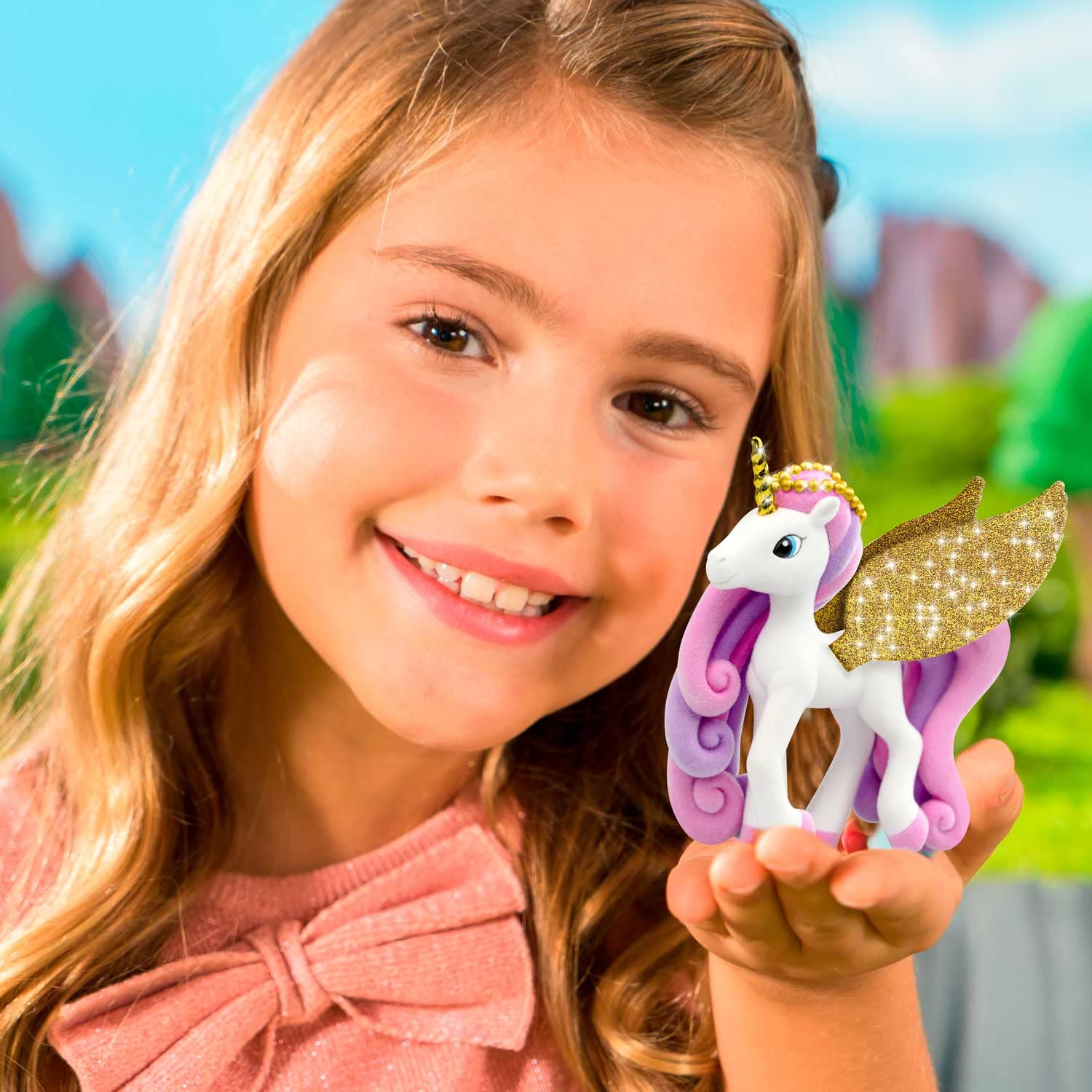 Galupy CRAZE Set di 3 Unicorno Bambina, Figure Unicorno da Collezione, 3 Unicorno Speciale, Giocattoli per Bambini 3 Anni