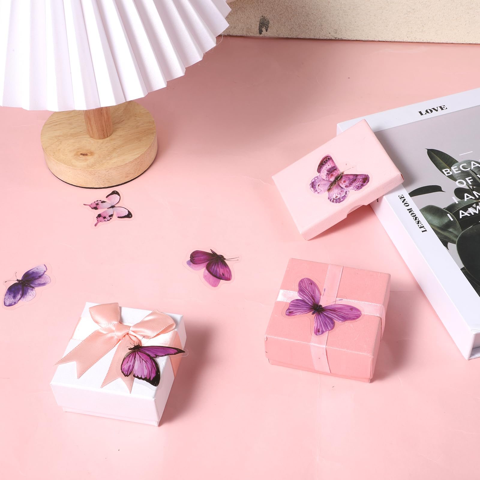 Whitespace 40pcs Aesthetic Butterfly Stickers Vintage Junk Journal PET Waterproof DIY Scrapbooking Rama Rama Sticker I.523337354 - View #7