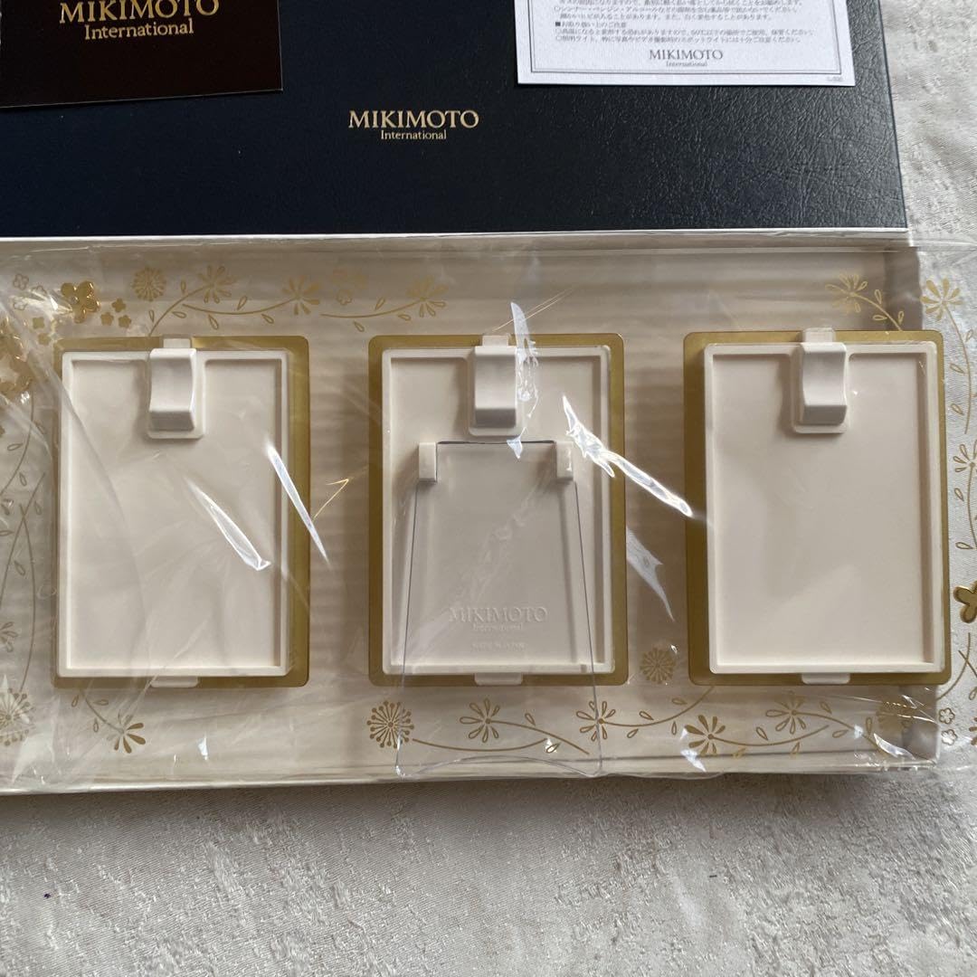 Amazon.co.jp: MIKIMOTO ミキモト 2 フォトフレーム 写真立て 3連