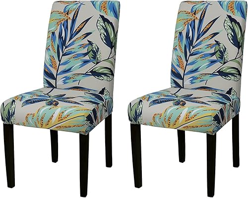 Miniatura 20 de Fundas elásticas para sillas de comedor, extraíbles y lavables, protector de asiento funda para silla Parson para comedor, fiesta, banquete, hotel,