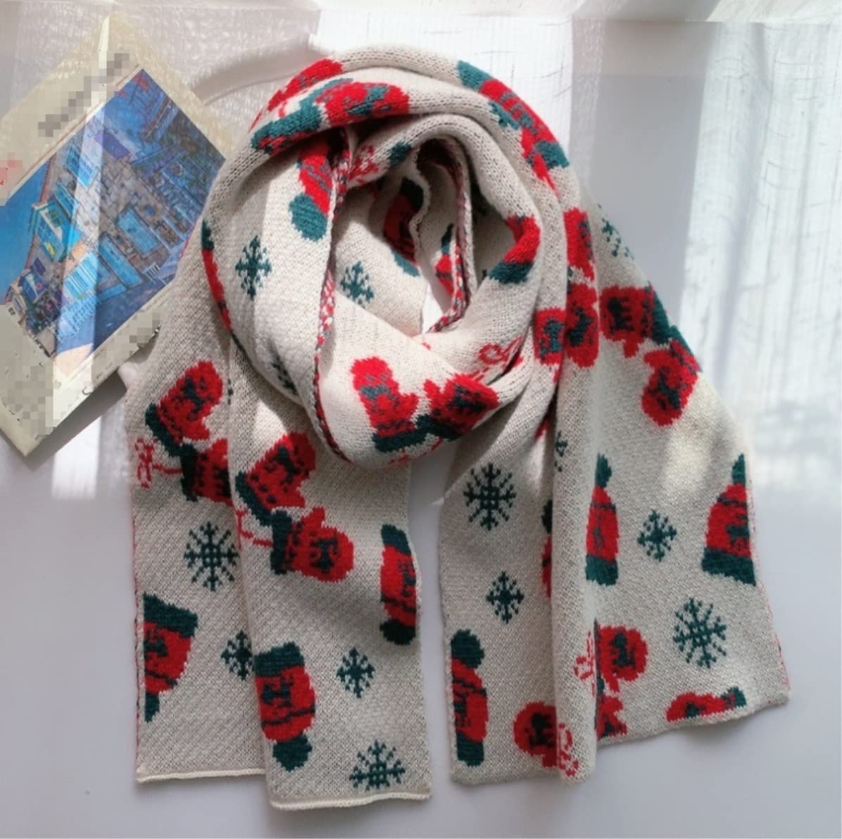 Sciarpa Invernale Sciarpa Invernale Unisex Silenziatore Natalizio Sciarpe Calde Spesse Lunghe Da Donna Scialli Morbidi
