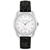 Ladies' Joseph Commodore Limited Edition Automatic Black Leather Watch 34.4mm - 96M152