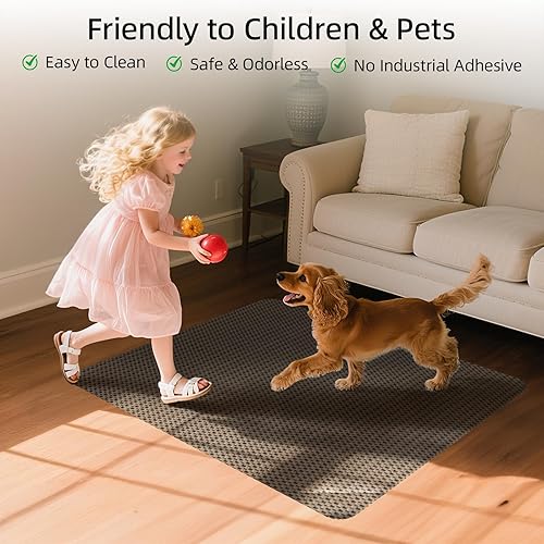 Miniatura 51 de Yecaye Tapete para silla de oficina para suelo de madera dura, 36 x 48 pulgadas, protege el suelo debajo del escritorio de la computadora, tapete