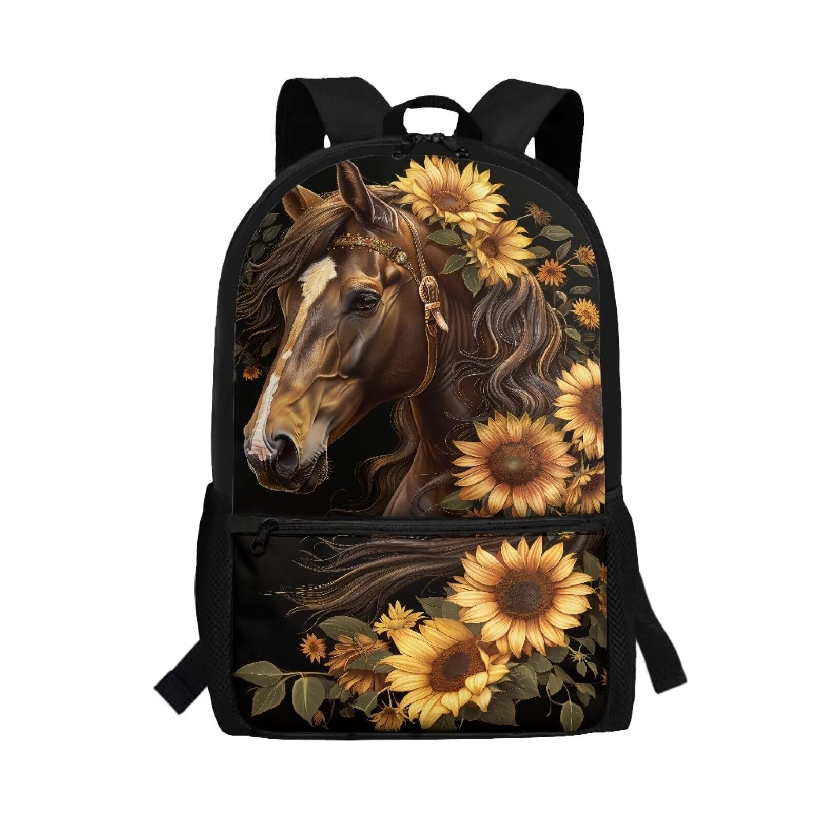 POLERO Mochila estampada para adolescentes y niños, mochila escolar, mochila informal para preescolar