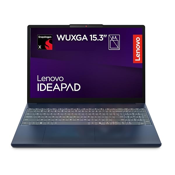Lenovo IdeaPad Slim 3 Notebook 15" IPS, Snapdragon X X1-26-100, RAM 8GB, 256GB SSD, Windows 11 Home, WiFi 6, Laptop per Casa, Ufficio, Studio, Multitasking, Uso Quotidiano - Caricatore non incluso