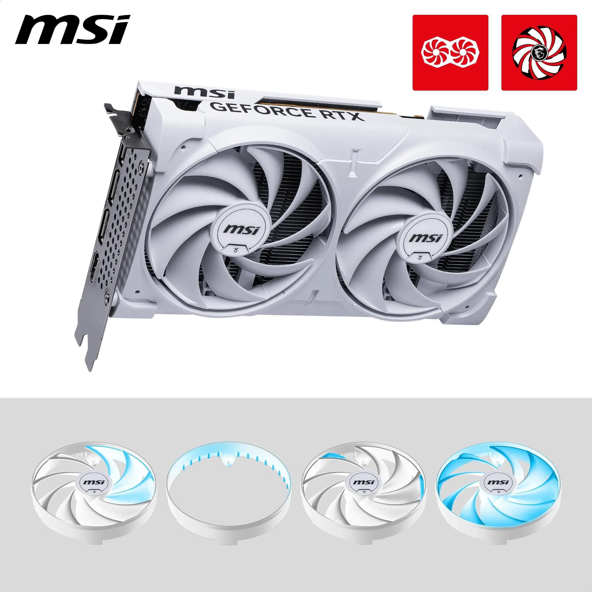 Amazon.in: Buy MSI GeForce RTX 5060 8G Ventus 2X OC White Graphic