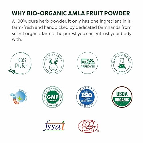 Miniatura 5 de INDUS VALLEY Bio Organic - Henna a base de hierbas en polvo de color rico y brillo lustroso con cepillo de tinte para el cabello (3.53 oz) - Verde