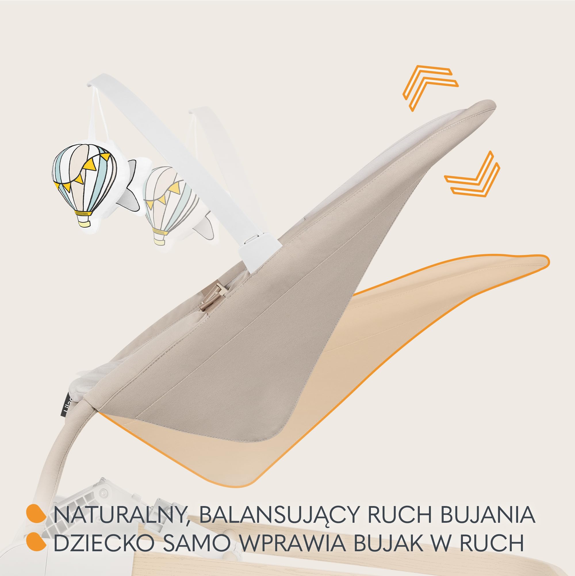 LIONELO LILAC Bujaczek i Leżaczek dla Niemowląt do 9 kg 0-6 miesięcy, Bujak 2 w 1 dla Dzieci, 2 Zabawki, Regulacja Pochylenia, 3 Punktowe Pasy Lekki 3,2 kg Składany na Płasko